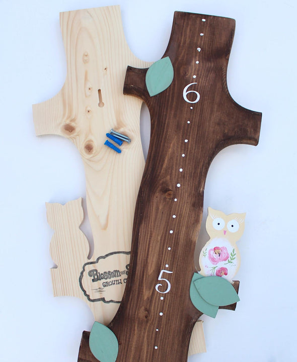 All of our Growth Charts Feature Keyhole Hangers and Screws Making Installation a SNAP!