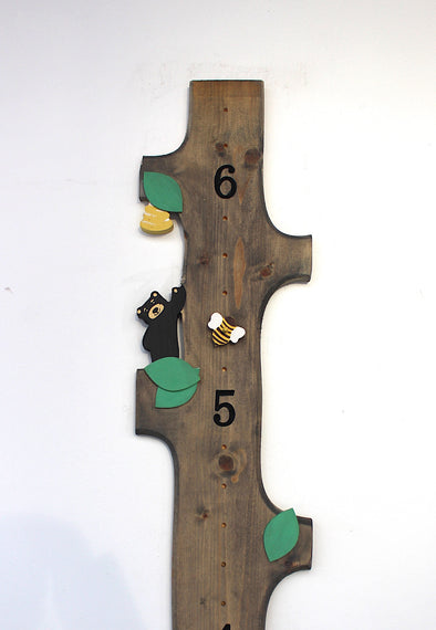 Woodland Bear - With height Markers - Blossom and Sprout Growth Charts